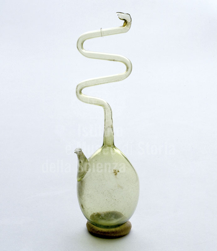 Snake-necked bottle, Lorraine Collections, Museo di Storia della Scienza, Florence.