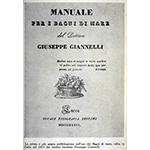 Giuseppe Giannelli, "Manuale per i bagni di mare", 1833. Frontespizio.