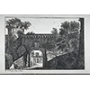 Incisione di Bartolomeo Polloni raffigurante la Fortezza di Pisa e, sullo sfondo, la casa natale di Galileo Galilei, in "Raccolta di XII vedute della citt di Pisa, disegnate, incise ed illustrate da Bartolomeo Polloni", Pisa 1834.
