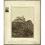 Telefotografia eseguita da Giorgio Roster raffigurante il Castello del Volterraio, Isola d'Elba, c. 1892, Fondo Roster, Istituto e Museo di Storia della Scienza, Firenze.