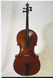 Violoncello di Antonio Stradivari, Museo degli Strumenti Musicali (Galleria dell'Accademia), Firenze.