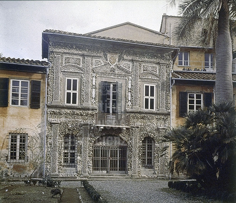 Old facade of the Botanical Garden of the University of Pisa.