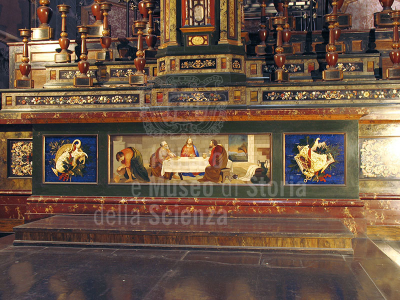 Particolare di altare, Museo delle Cappelle Medicee, Cappella dei Principi, Firenze.