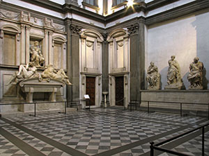 Scorcio della Sacrestia Nuova, Museo delle Cappelle Medicee, Firenze.