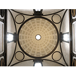 Interno della cupola della Sacrestia Nuova. Museo delle Cappelle Medicee, Firenze.