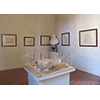 Room with model of Cerreto Guidi's historic centre. Villa Medicea di Cerreto Guidi - Museo Storico della Caccia e del Territorio.