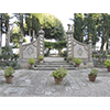 Giardino all'italiana: cancello d'ingresso.Villa Medicea di Cerreto Guidi e Museo Storico della Caccia e del Territorio.