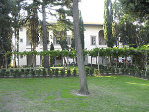 Scorcio del giardino. Villa Medicea di Cerreto Guidi e Museo Storico della Caccia e del Territorio