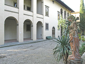 Detail of the Villa Medicea di Cerreto Guidi e Museo Storico della Caccia e del Territorio.