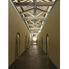 Corridoio di sinistra del primo piano del Museo di San Marco a Firenze.