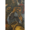 Olio su tela di Giovanni Bilivert raffigurante il "Miracolo di San Paolo" (1644), gi nella Cappella Serragli della basilica di San Marco e oggi esposto nel Museo di San Marco a Firenze: dettaglio di  personaggio con occhiali.