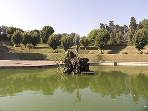 La vasca del Forcone, Giardino di Boboli, Firenze.