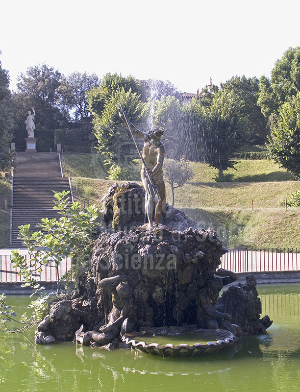 La vasca del Forcone, Giardino di Boboli, Firenze.