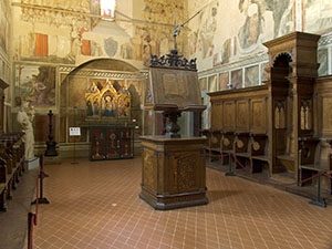 Chapel of Maria Maddalena and Sacristy in the Museo del Bargello, Florence.