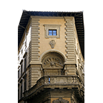 House of Robert Dudley in Florence: detail of the balcony