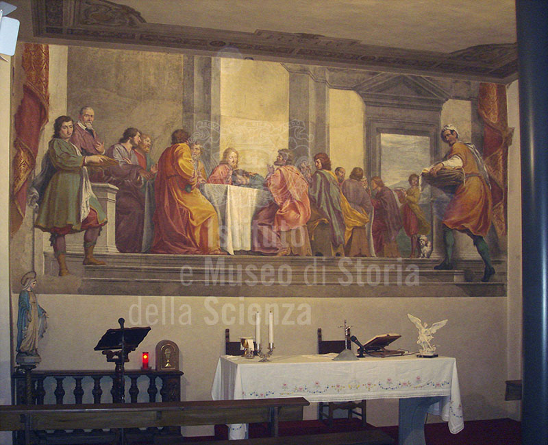 The Last Supper. Fresco by Fabrizio Boschi, 1619. Florence, Ex Ospedale di Bonifazio.