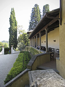 Giardino di Palazzo Mozzi Bardini a Firenze: Villa Manadori (Villa di Belvedere).