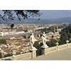 Veduta panoramica di Firenze dal Belvedere del Giardino di Palazzo Mozzi Bardini.