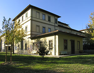 Ex Ospedale Psichiatrico di San Salvi in Florence: building now occupied by the Residenza Sanitaria "Girasoli" and the Laboratorio "La Tinaia".
