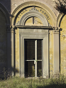 Ex Ospedale Psichiatrico di San Salvi a Firenze: ingresso di Villa Fabbri.