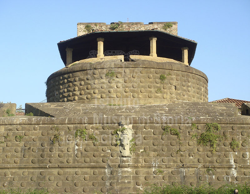 Fortezza da Basso a Firenze: dettaglio del mastio.