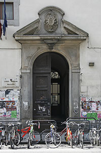 Liceo Classico "Galileo" in Florence; the front entrance.