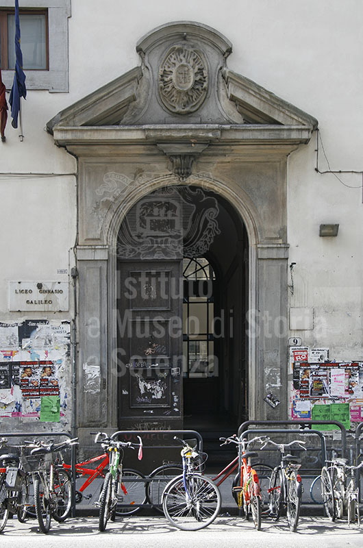 Liceo Classico "Galileo" in Florence; the front entrance.