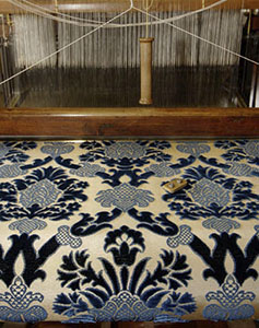 Working loom for velvet, Fondazione Arte della Seta Lisio, Florence.