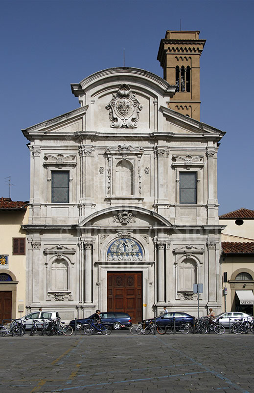 Faade of the Church of Ognissanti, Firenze.
