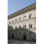 Façade of Palazzo Rucellai, Firenze.