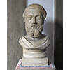 Erodoto. Busto con testa di et romana del II sec. d.C., copia di un originale greco, Chiesa di Santa Maria Maggiore, Firenze.