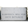 Old sign (not the present one) of the Orto Botanico "Giardino dei Semplici" and the Universit di Firenze.