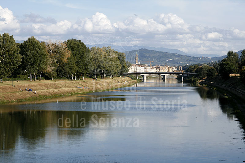 The Arno River at the Parco delle Cascine, Florence.