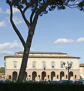 View of the faculty of Scienze Agrarie e Forestali dell'Universit degli Studi di Firenze in the Parco delle Cascine.