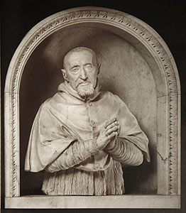 Bust of Cardinal Roberto Bellarmino by Gian Lorenzo Bernini, 1621-1624 (Chiesa del Ges, Roma)