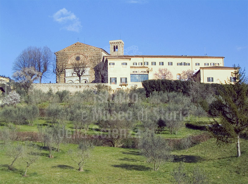 Villa Schifanoia e la Chiesa della Badia Fiesolana, Fiesole.