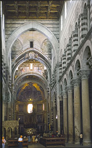 Interior of the Cathedral, Pisa.