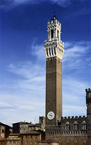 Torre del Mangia in Siena.