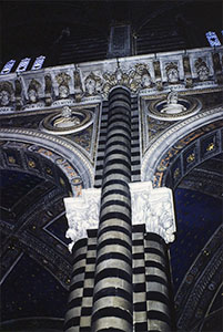 Interior of the Cathedral of Siena.