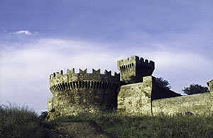 Il castello di Populonia.