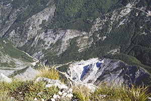 Apuane quarries, Seravezza.
