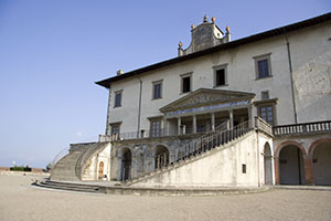 Faade of Villa Ambra, Poggio a Caiano.