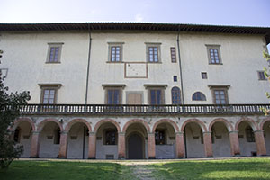 Posterior faade of Villa Ambra, Poggio a Caiano.