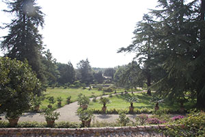 The garden of Villa Ambra, Poggio a Caiano.