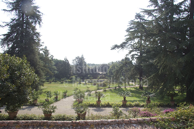 Il giardino di Villa Ambra, Poggio a Caiano.
