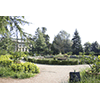 Il giardino prospiciente la Limonaia di Villa Ambra, Poggio a Caiano.