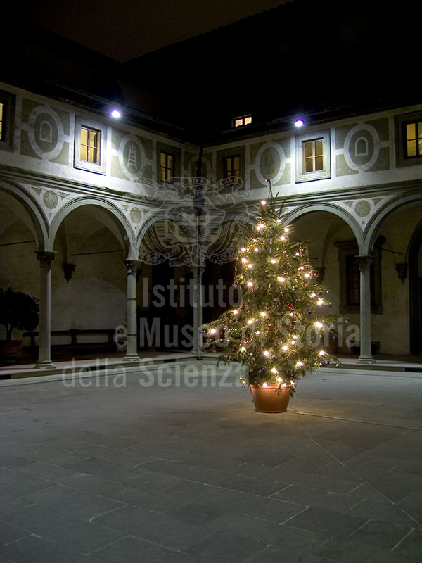 Courtyard of the  Hospital of the Innocent, Florence.