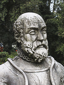 Statue in the Stibbert Garden, Florence.