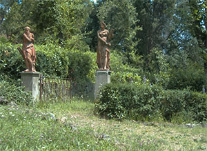 Terracotta statue in the Stibbert Garden, Florence.