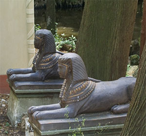 Sphinxes, Stibbert Garden, Florence.